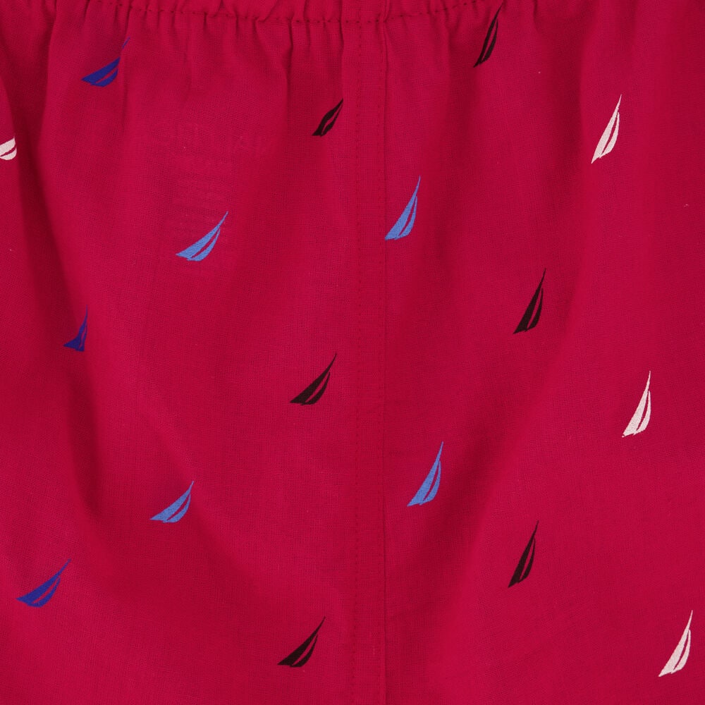 PRINTED WOVEN BOXERS, 3-PACK,Pure Deep Sea Wash,large