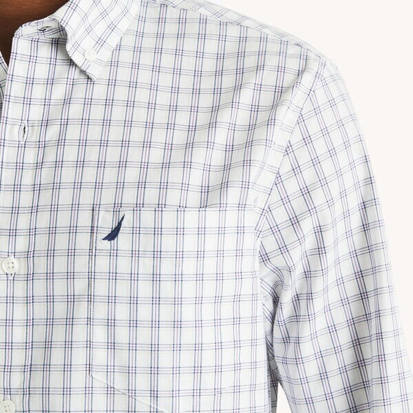 Slim Fit Wrinkle-Resistant Plaid Shirt