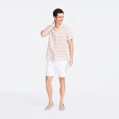 LINEN SHORT-SLEEVE SHIRT,Tuscany Tan,large