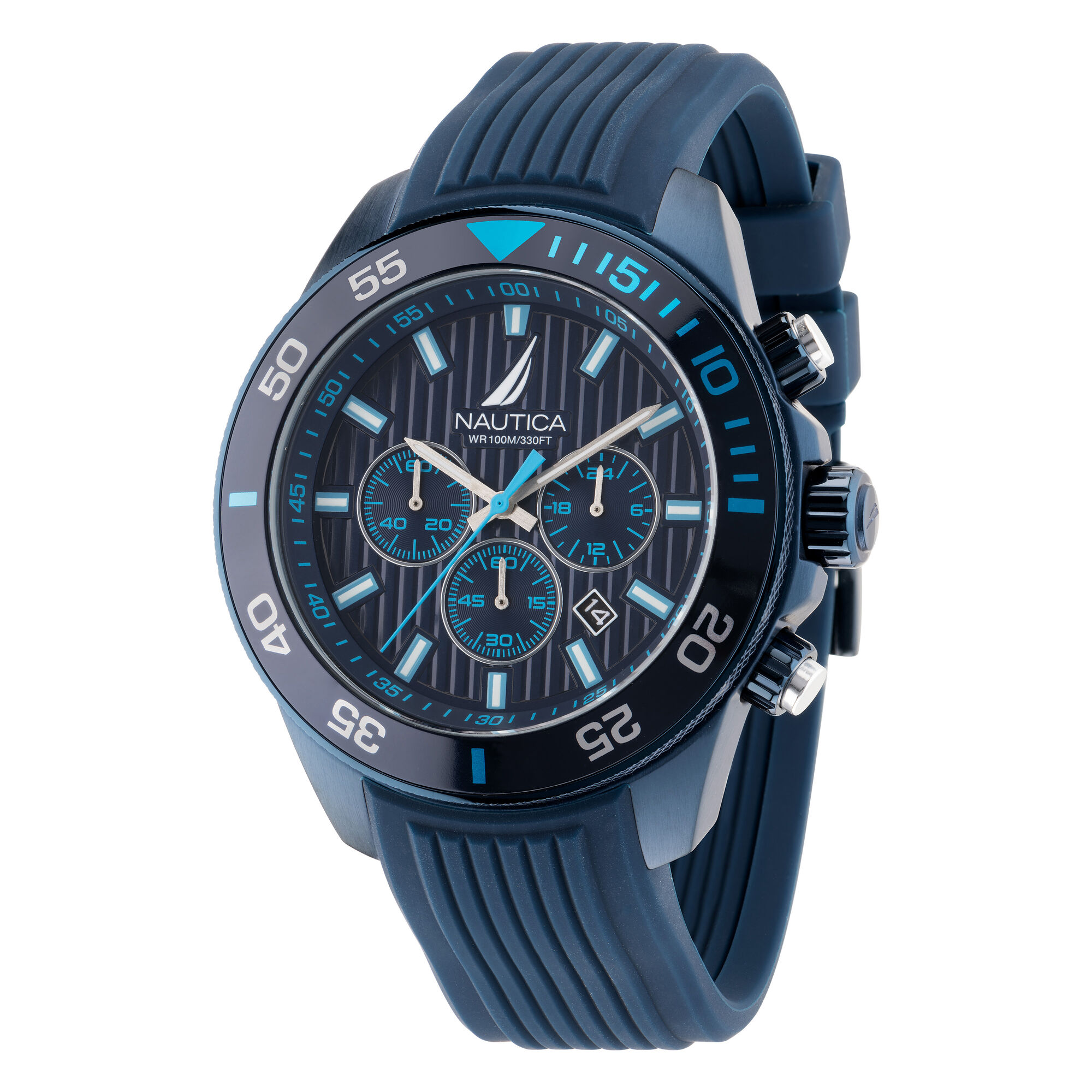 Nautica One Recycled Silicone Chronograph Watch