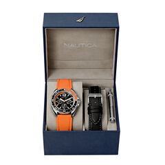 Sport Ring Watch Box Set - Orange,Multi,large
