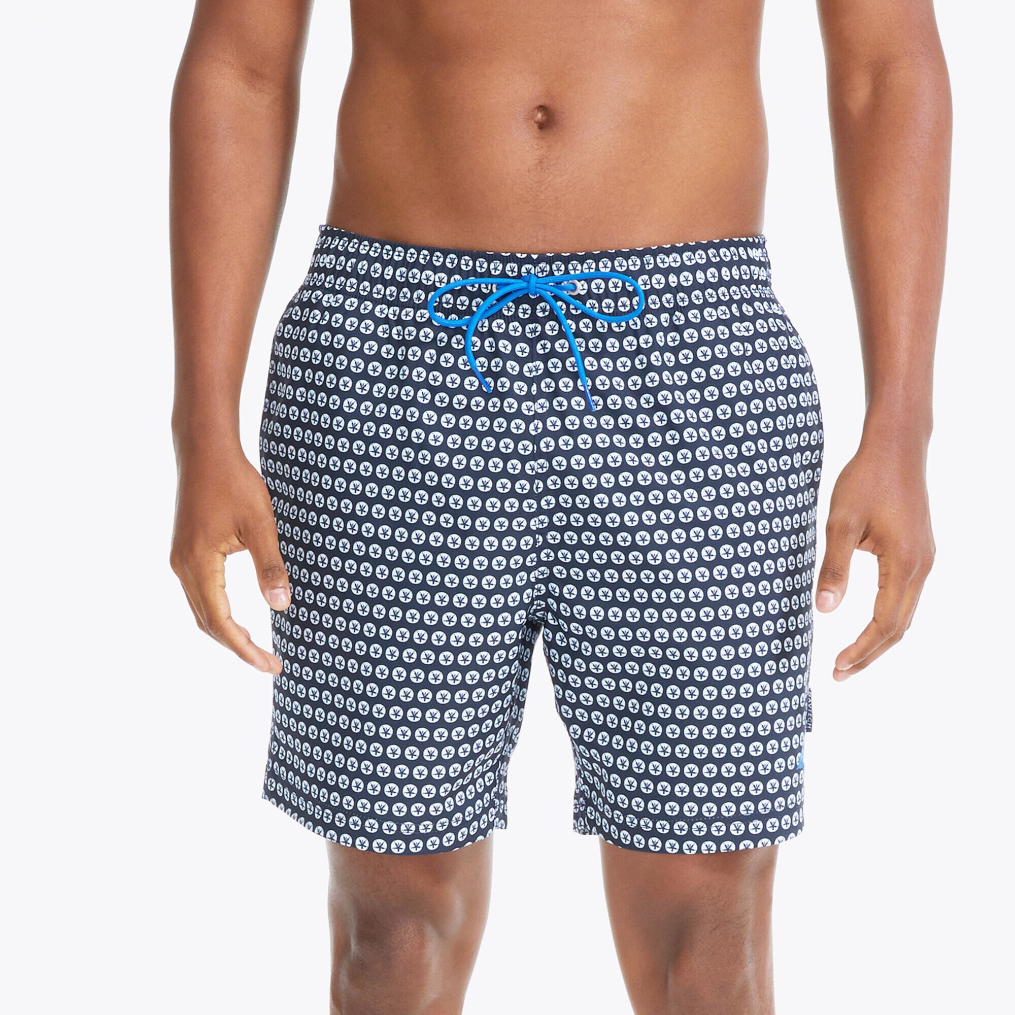 6" NAVTECH SUSTAINABLY CRAFTED SHELL PRINT SWIM,Navy,large