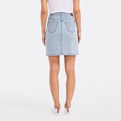 NAUTICA JEANS CO. STRIPED DENIM SKIRT,Breeze,large