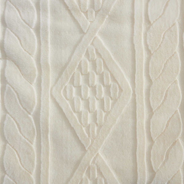 Willow Cable Knit Full/Queen Comforter Set 