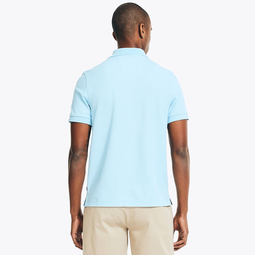 SUSTAINABLY CRAFTED DECK POLO,Cobalt Wave,large