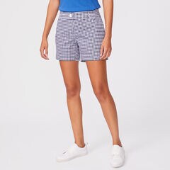 5’’ GINGHAM SHORT,Stellar Blue Heather,large