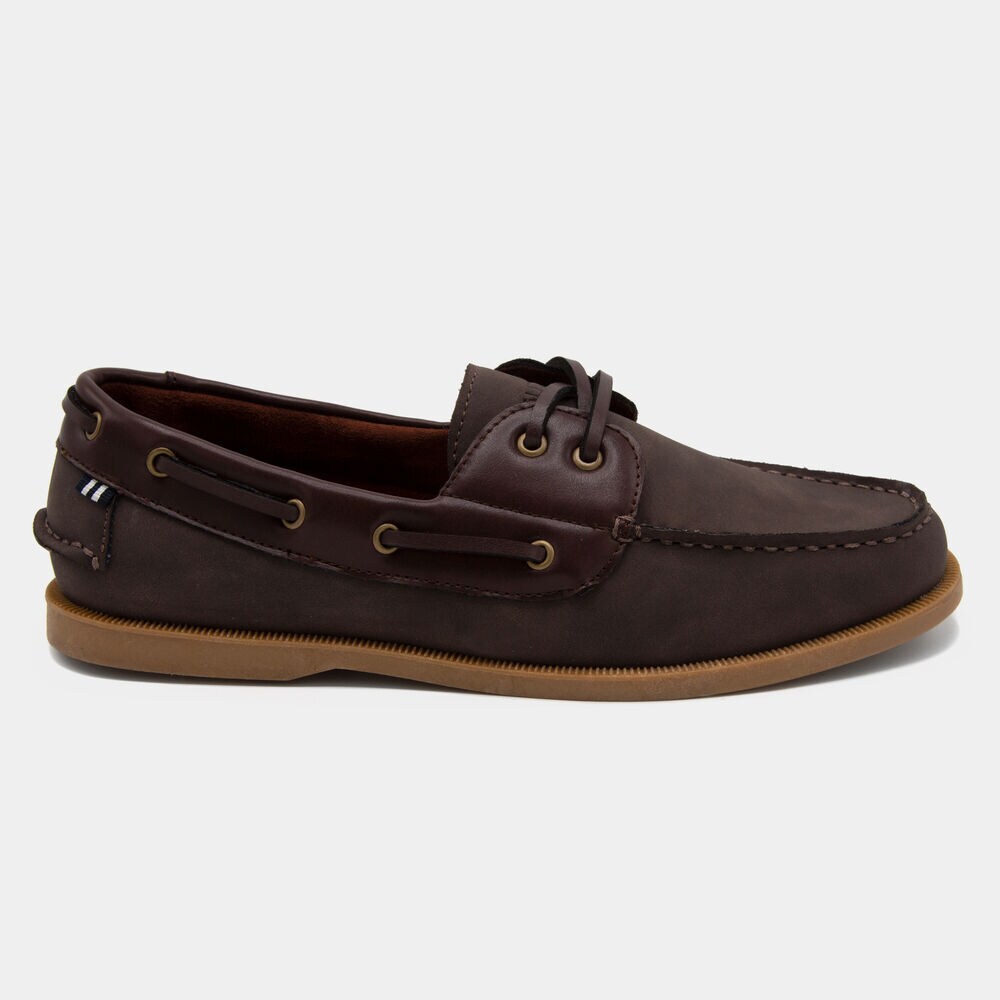 Nueltin 2 Boat Shoe in Brown,Boathouse Brown,large