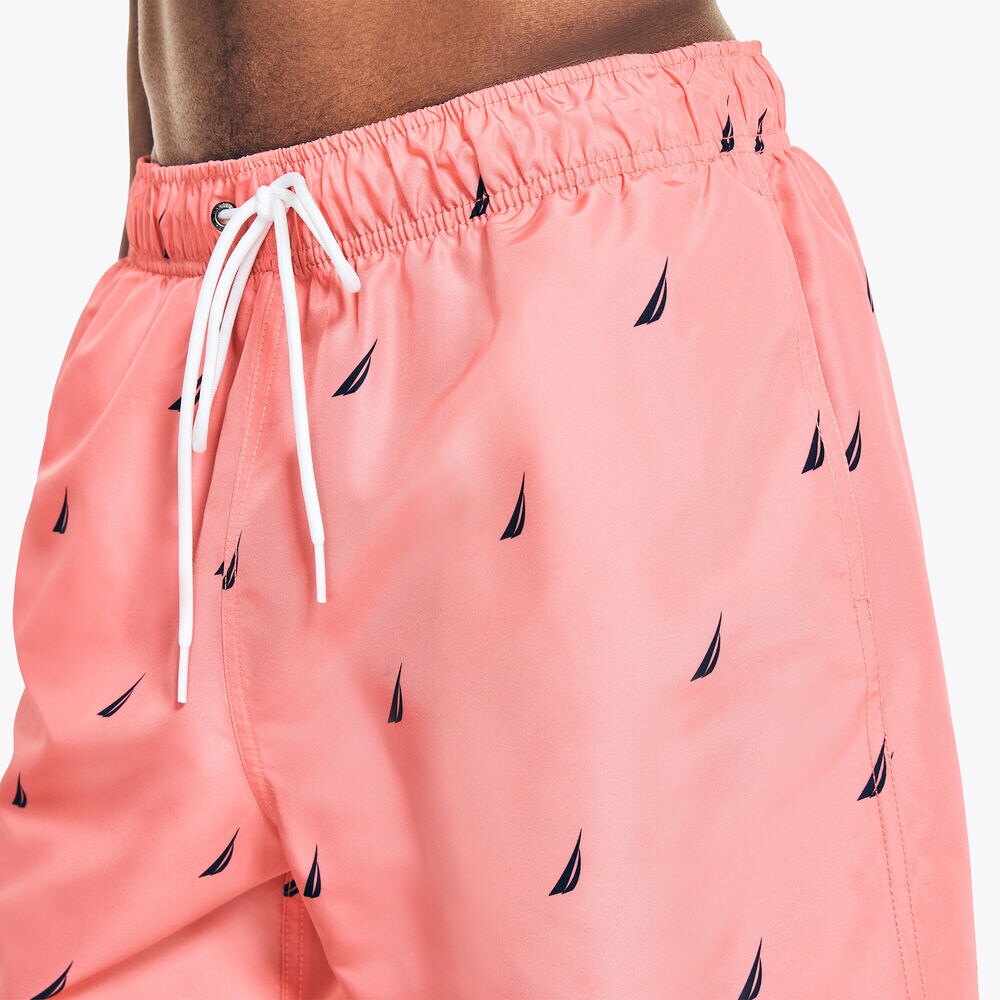 8.5" BRAND ICON PRINT QUICK-DRY SWIM,Teaberry,large