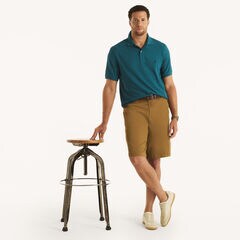 Big & Tall Classic Fit Deck Polo,Star Sapphire,large