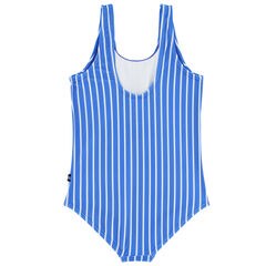 GIRLS' STRIPED ANCHOR ONE-PIECE (8-16),Surf Water Wash,large