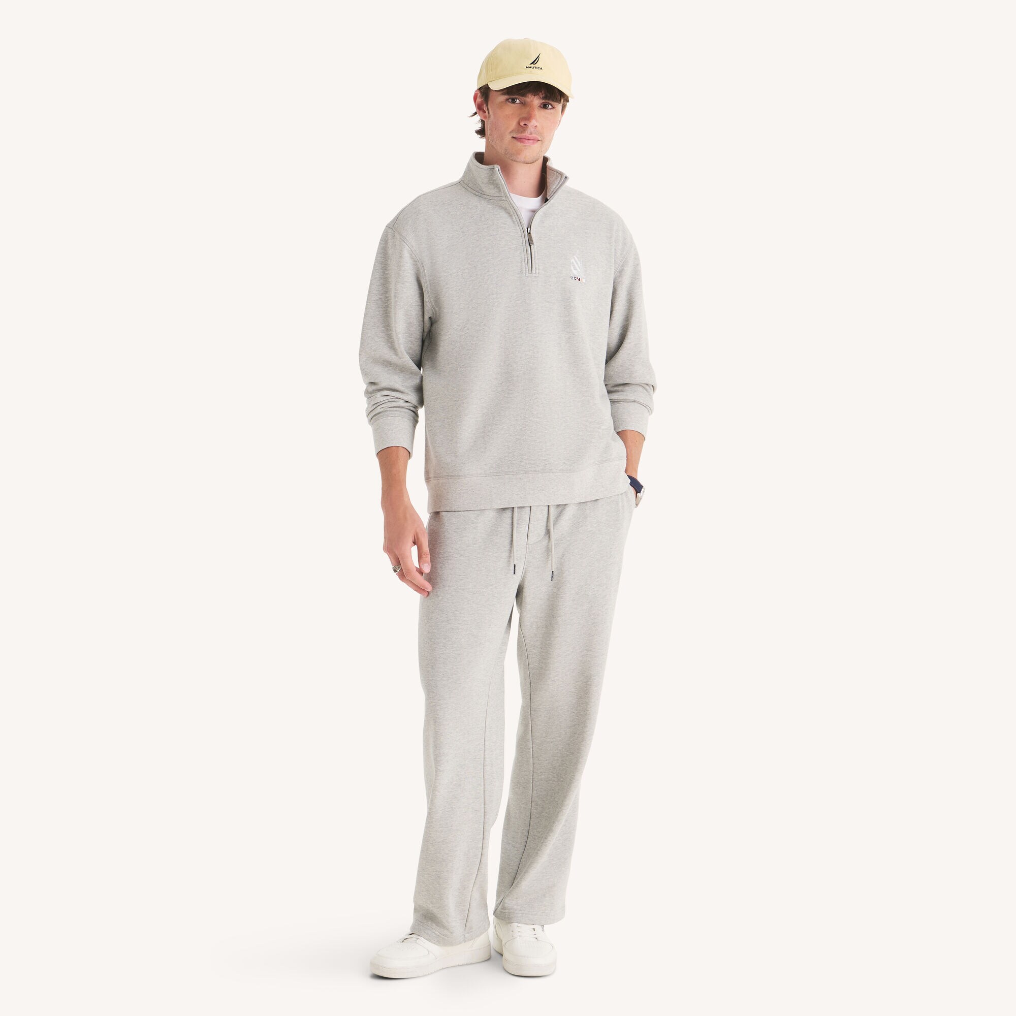 Logo Fleece Pant,Grey Heather,large