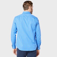 CLASSIC FIT WRINKLE-RESISTANT MINI TATTERSALL SHIRT,Rolling River Wash,large
