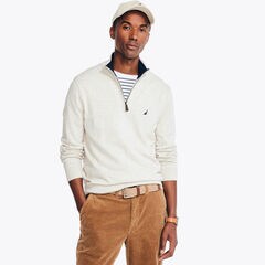 Navtech Quarter-Zip Sweater,Snow White,large