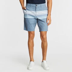8.5" SLIM FIT SHORT IN VARIGATED STRIPE   ,Sea Mist,large
