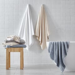 OASIS SOLID TOWEL SET, 8-PC,Antique White Wash,large