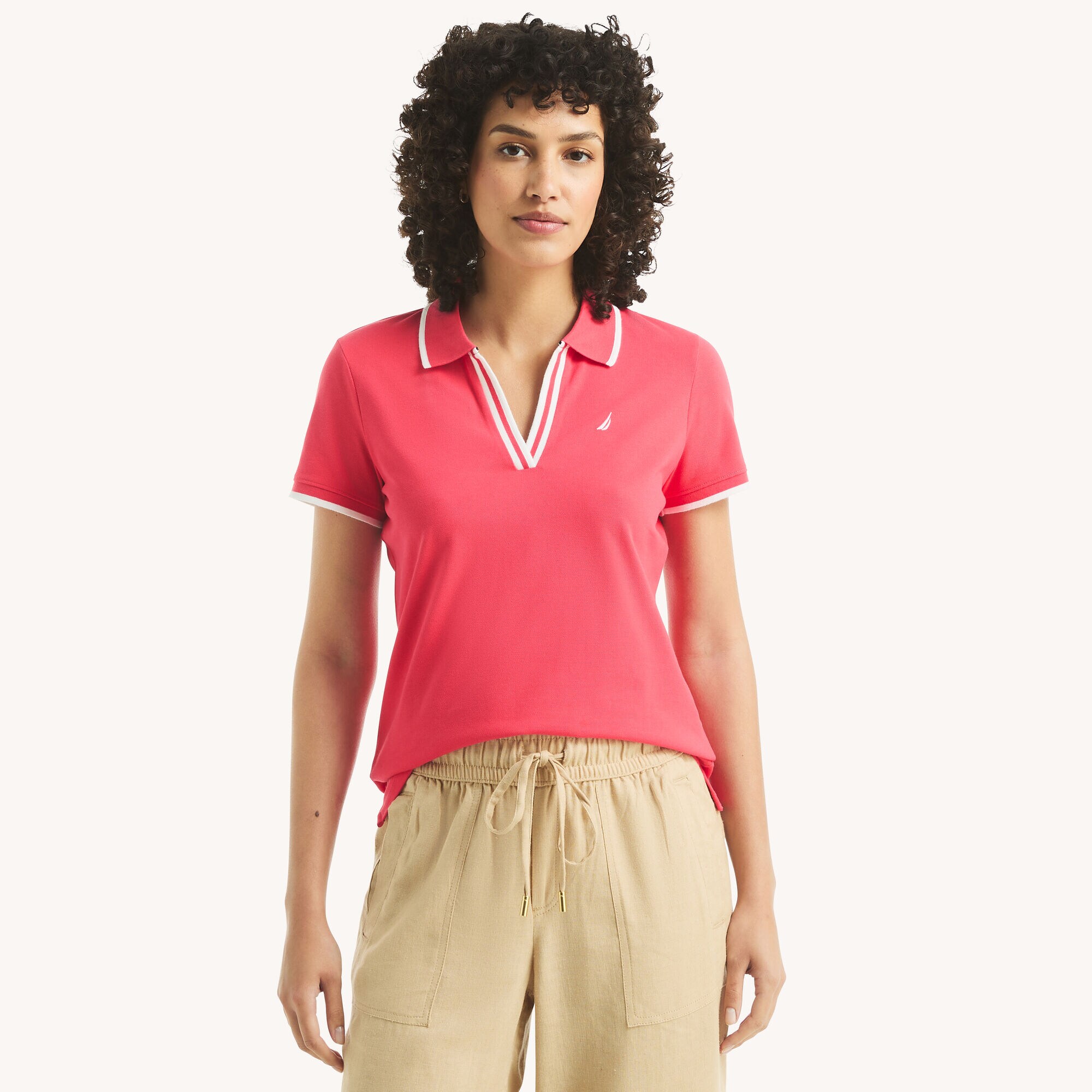 Deck Polo,Persian Red,large