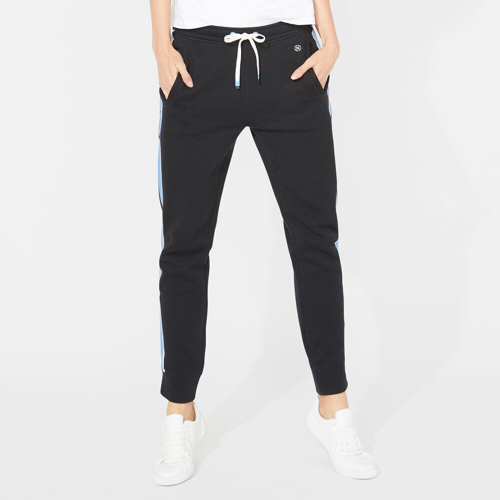NAUTICA JEANS CO. SIDE STRIPED SWEATPANTS,True Black,large