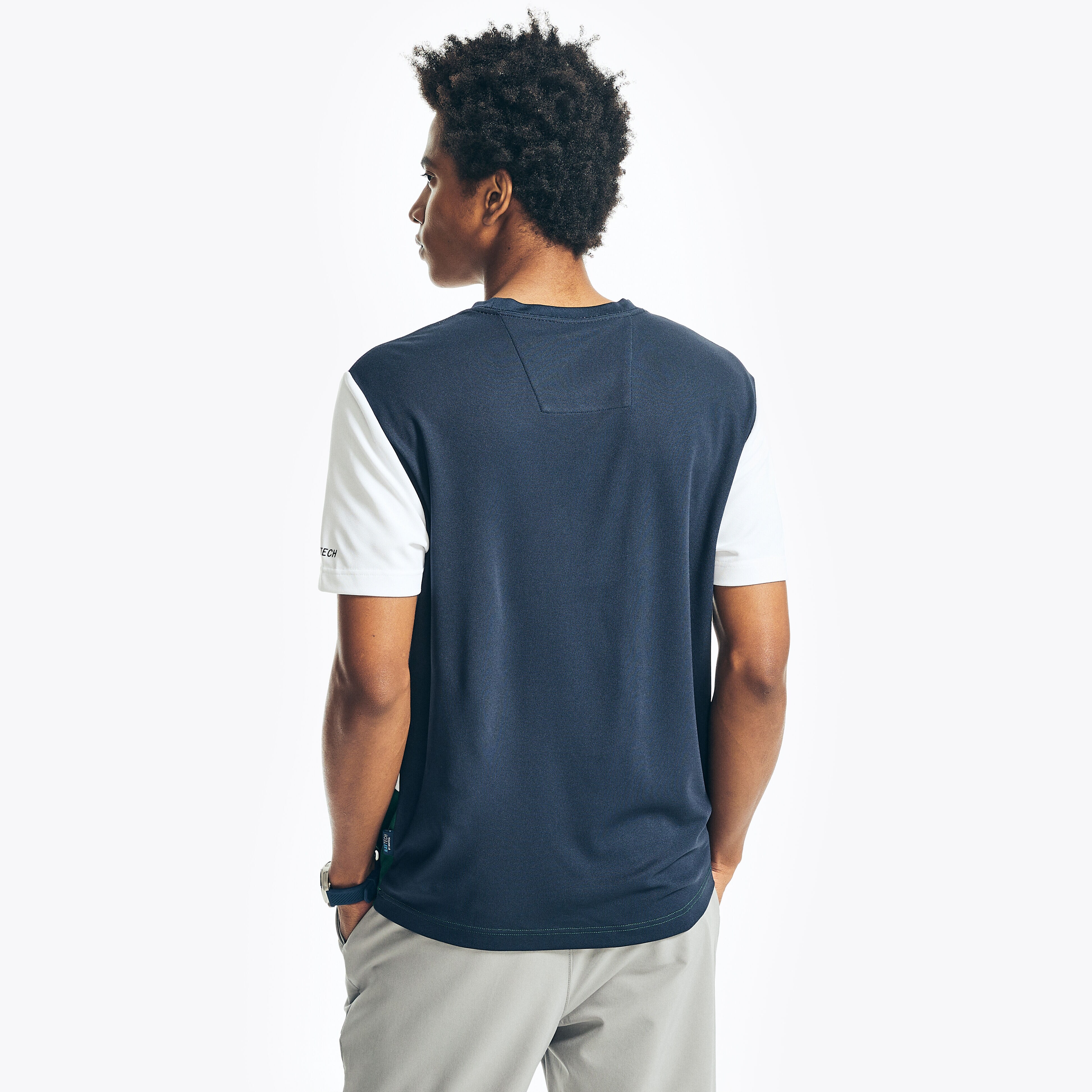 Striped Textured Crewneck Sweater | Nautica