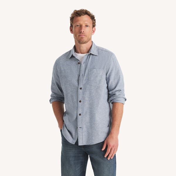 Solid Flannel Shirt