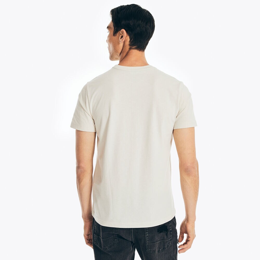 NAUTICA JEANS CO. SUSTAINABLY CRAFTED GRAPHIC T-SHIRT,Oyster Bay Heather,large
