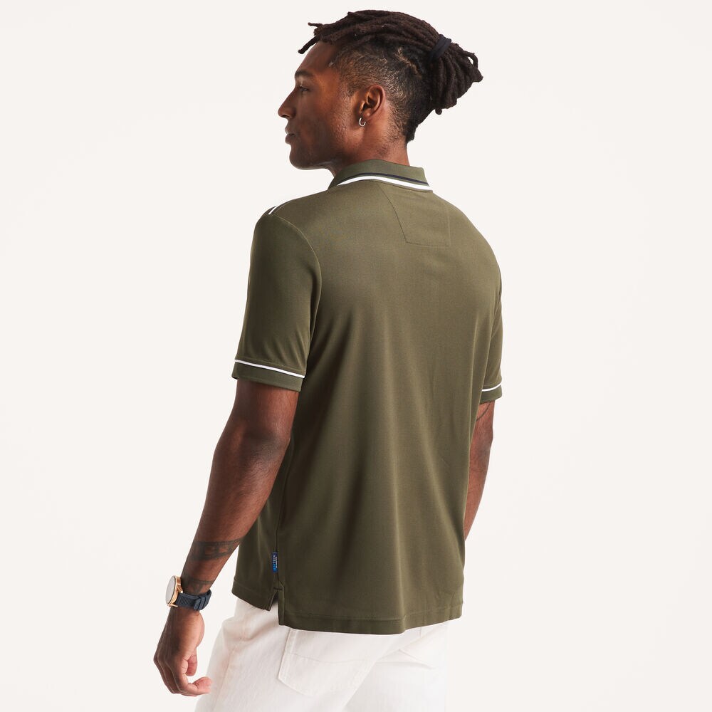 Navtech Classic Fit Golf Polo,Olive,large