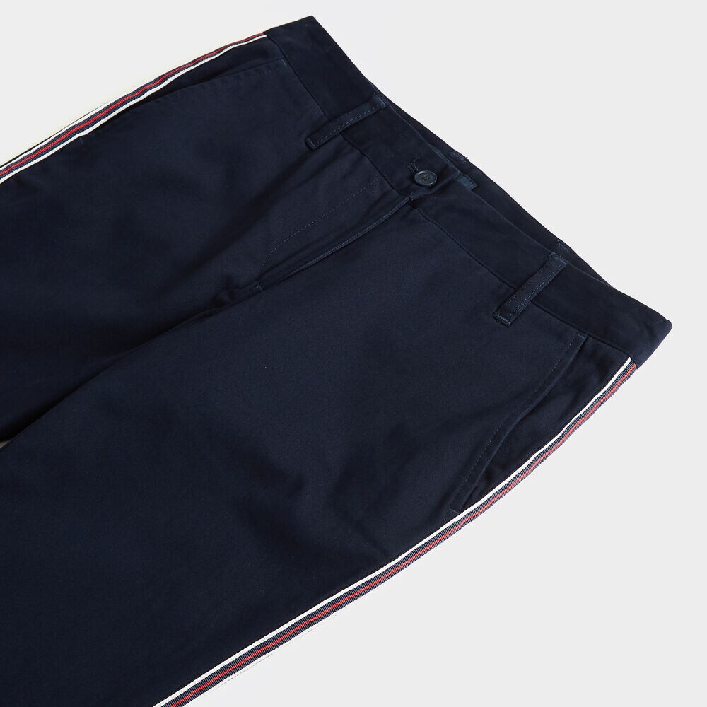 SIDE STRIPE CHINO PANTS,Stellar Blue Heather,large