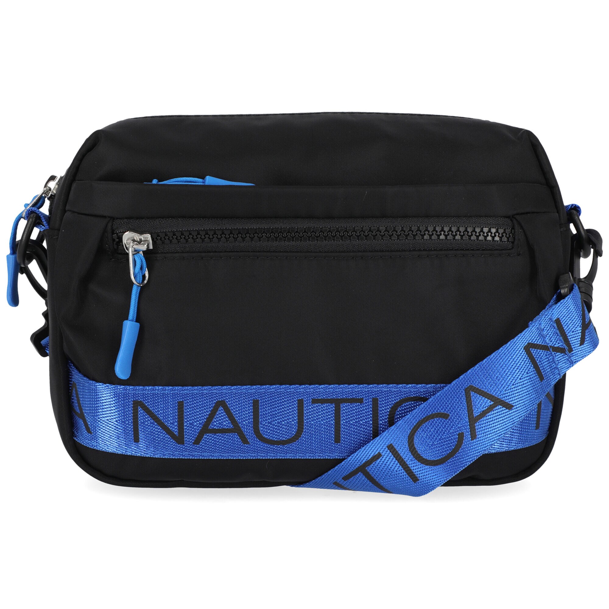 NYLON LOGO CROSSBODY BAG,Black,large