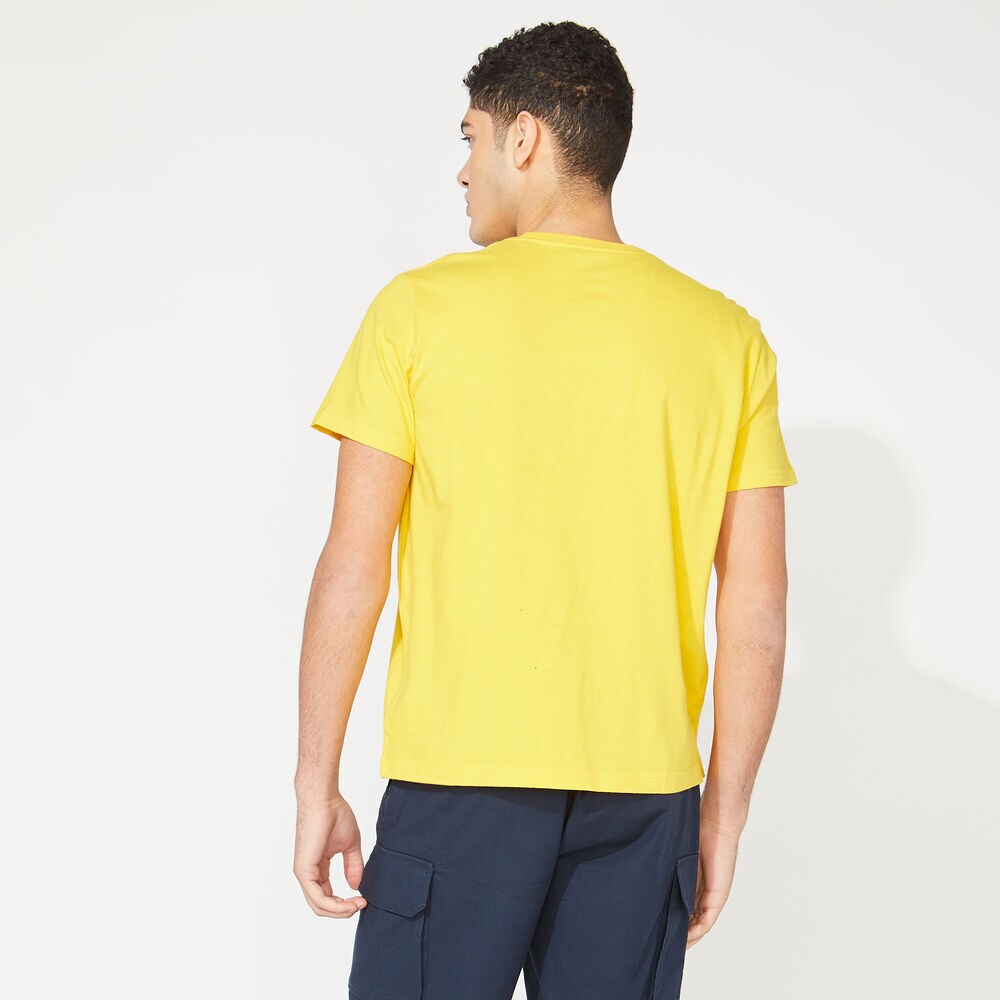 NAUTICA JEANS CO. GRAPHIC T-SHIRT,Soft Yellow,large