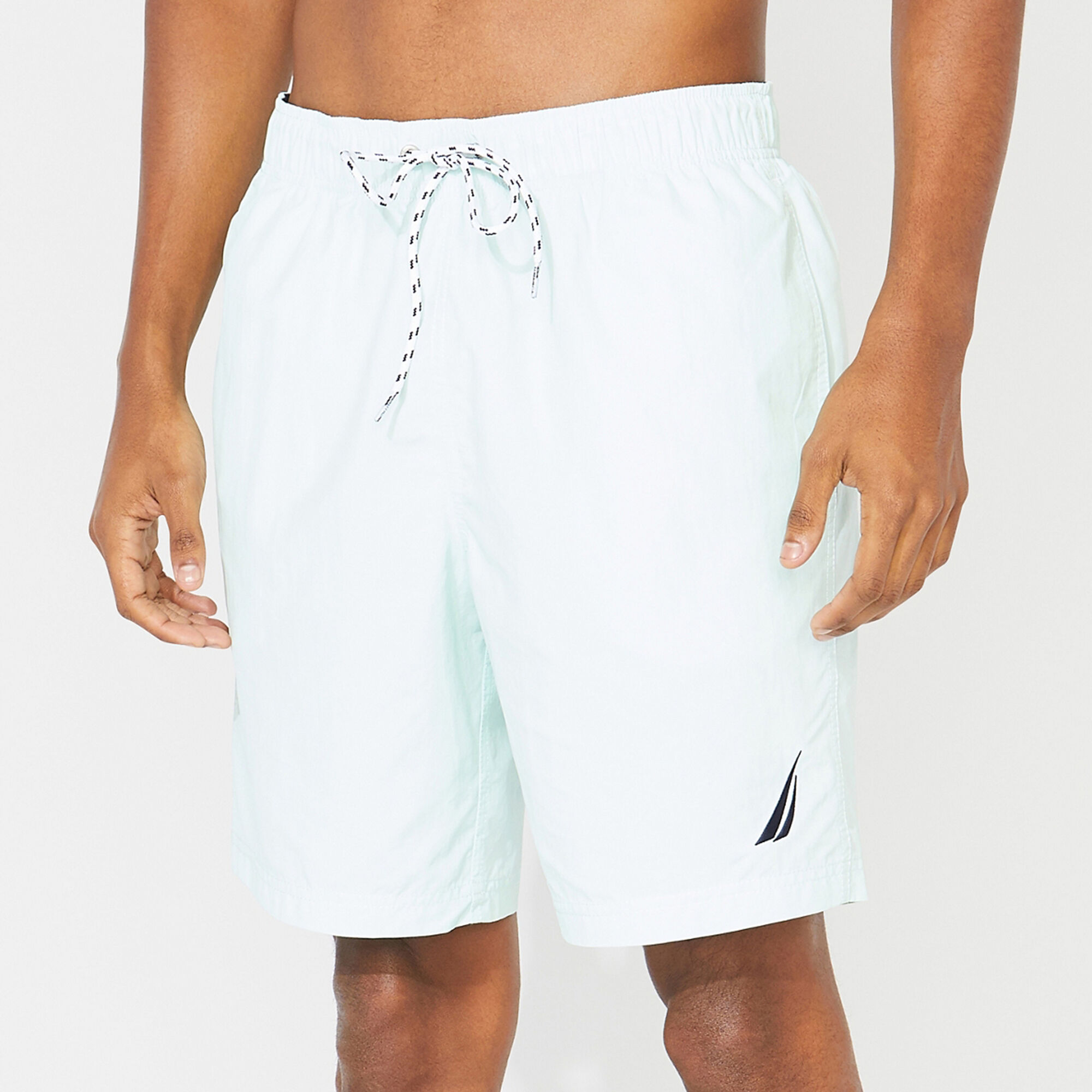 8" BIG & TALL SWIM TRUNKS,Aquabreeze,large