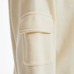 SUSTAINABLY CRAFTED CARGO CREWNECK SWEATSHIRT,Jute,large