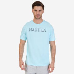 Signature Sleep T-Shirt,Sapphire/Pitch Yellow,large