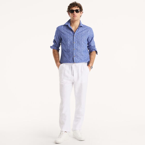 Printed Linen Shirt