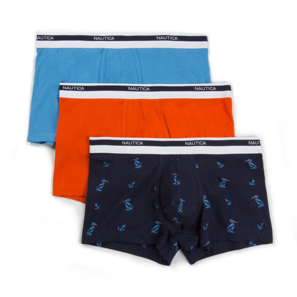 Stretch Trunks, 3-Pack,Coral Haze,large