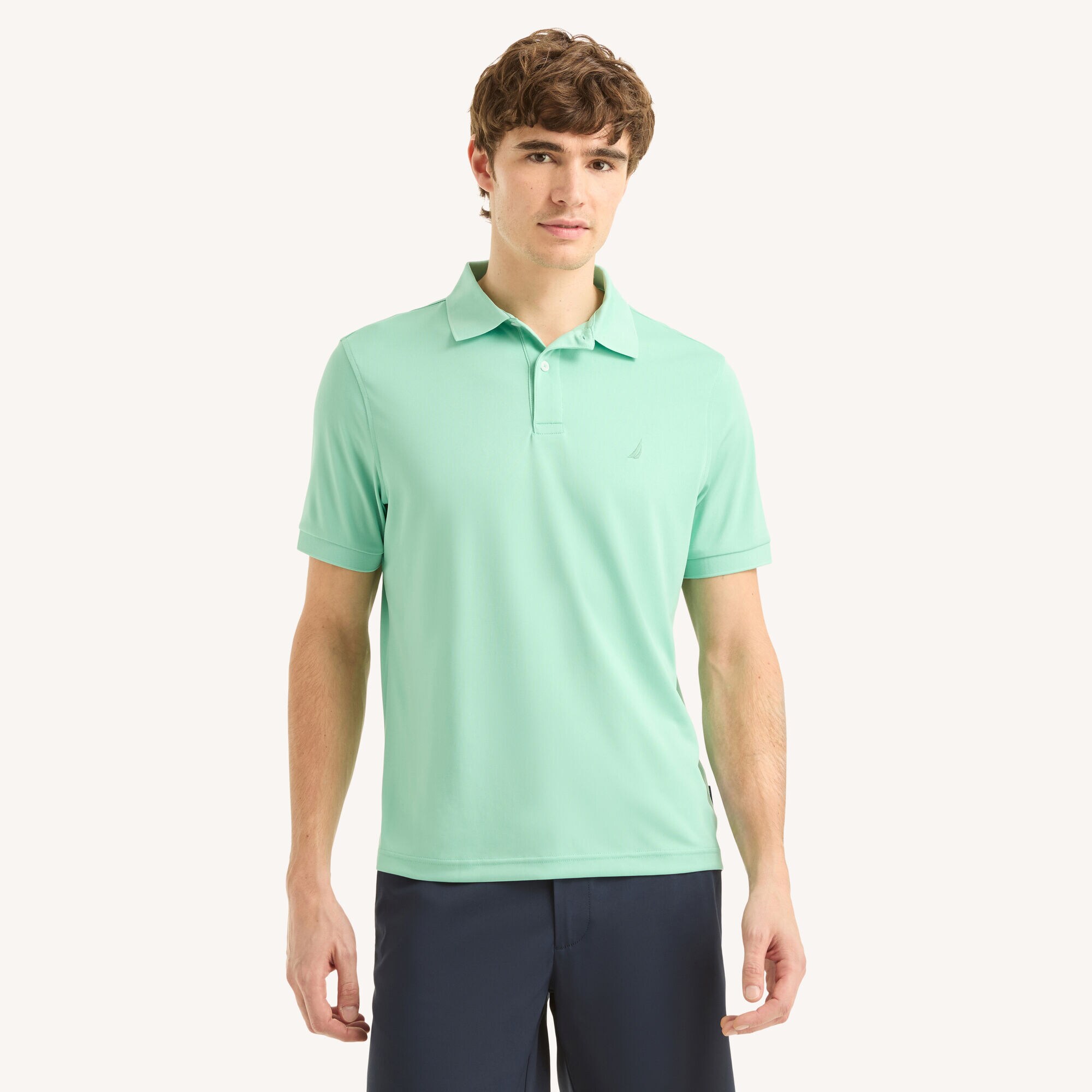 Navtech Classic Fit Performance Polo,Dusty Neptune,large