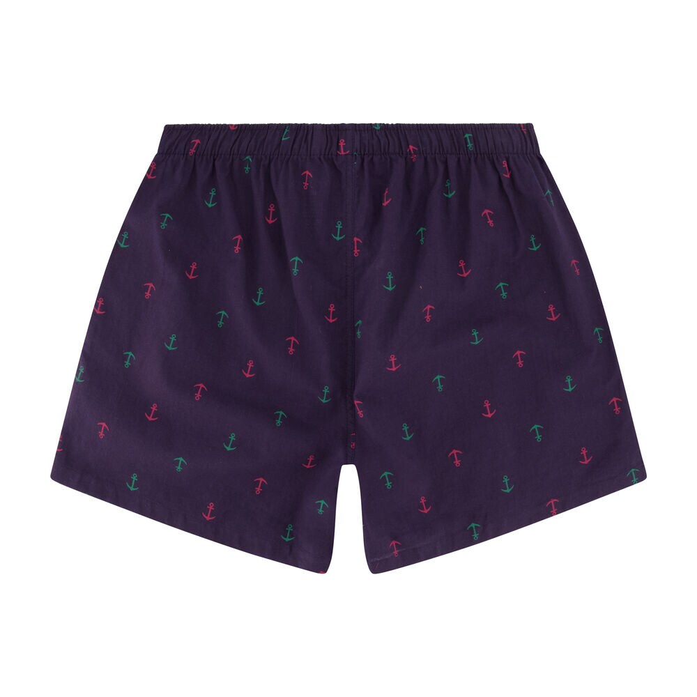 PRINTED WOVEN BOXERS, 3-PACK,Sunset Pink,large