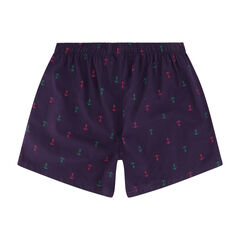 PRINTED WOVEN BOXERS, 3-PACK,Sunset Pink,large