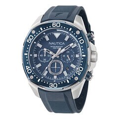 NCT Blue Sail Chronograph Silicone Watch,Ice Blue,large