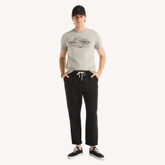 Foil Logo Graphic T-Shirt,Grey Heather,large