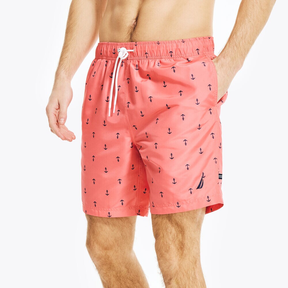8" ANCHOR PRINT QUICK-DRY SWIM,Teaberry,large