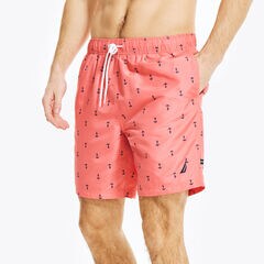 8" ANCHOR PRINT QUICK-DRY SWIM,Teaberry,large