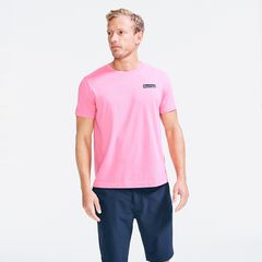 SUSTAINABLY CRAFTED FLAG GRAPHIC T-SHIRT,Carnation Pink,large