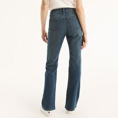True Flex Mid-Rise Bootcut Denim,Burlap Heather,large