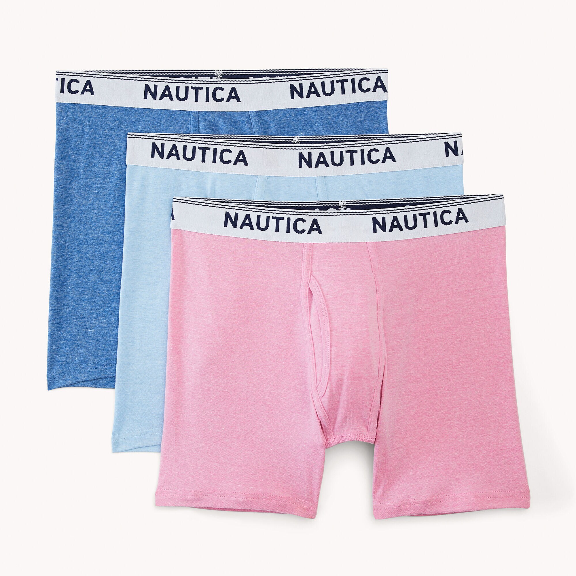 STRETCH PERFORMANCE BOXER BRIEFS, 3-PACK,Blue Depths,large
