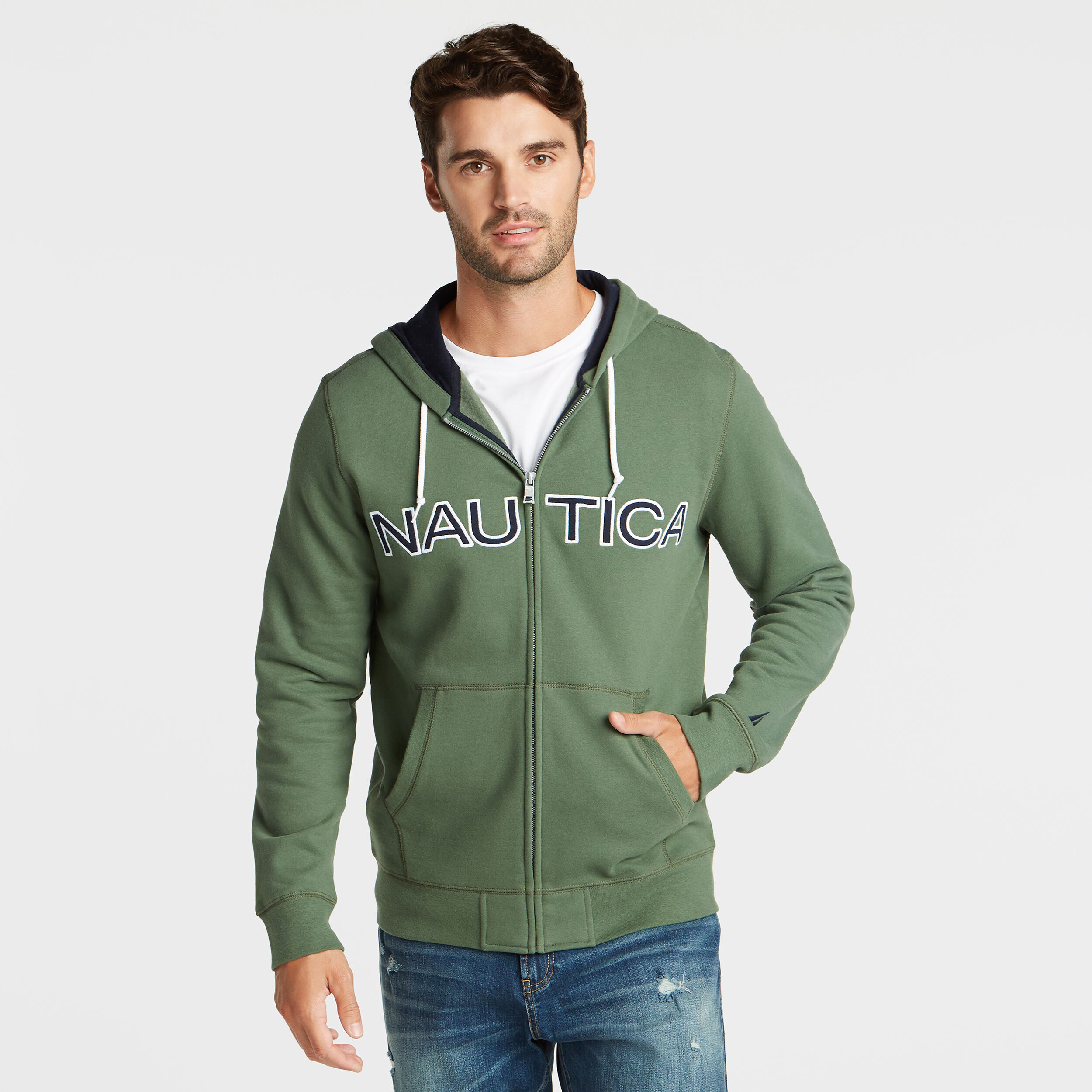 nautica zip up jacket