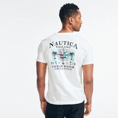 OFFSHORE CHALLENGE GRAPHIC T-SHIRT,Bright White,large