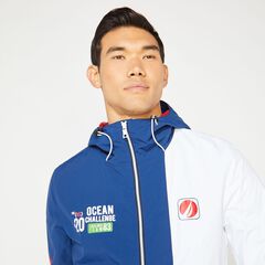 BIG & TALL LIGHTWEIGHT COLORBLOCK JACKET,Estate Blue,large
