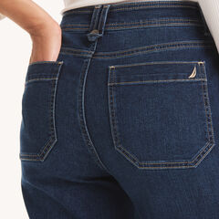 Mid-Rise Patch Pocket Denim,Reef Blue,large