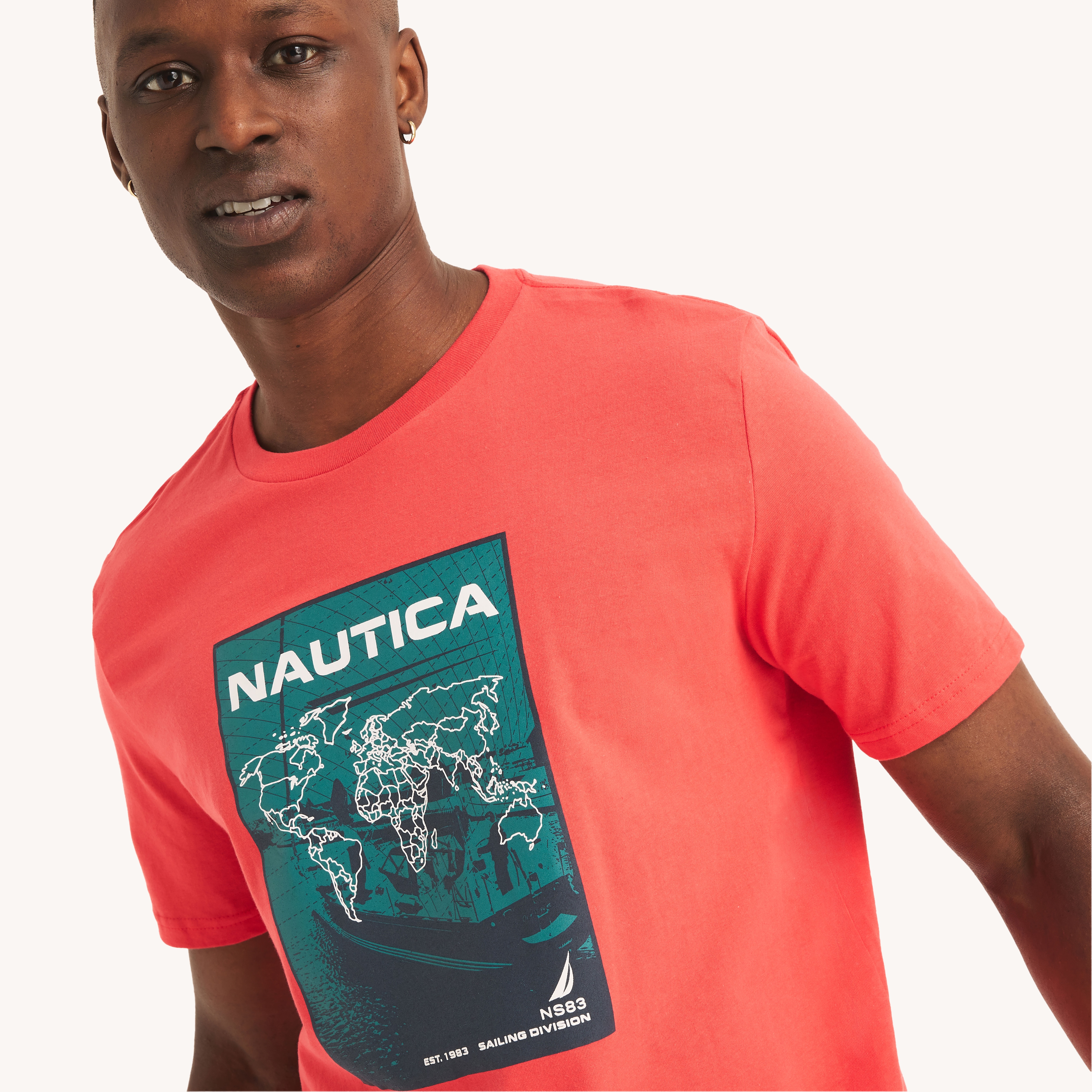 NAUTICATシャツ Sailing Division Graphic T-Shirt | Nautica