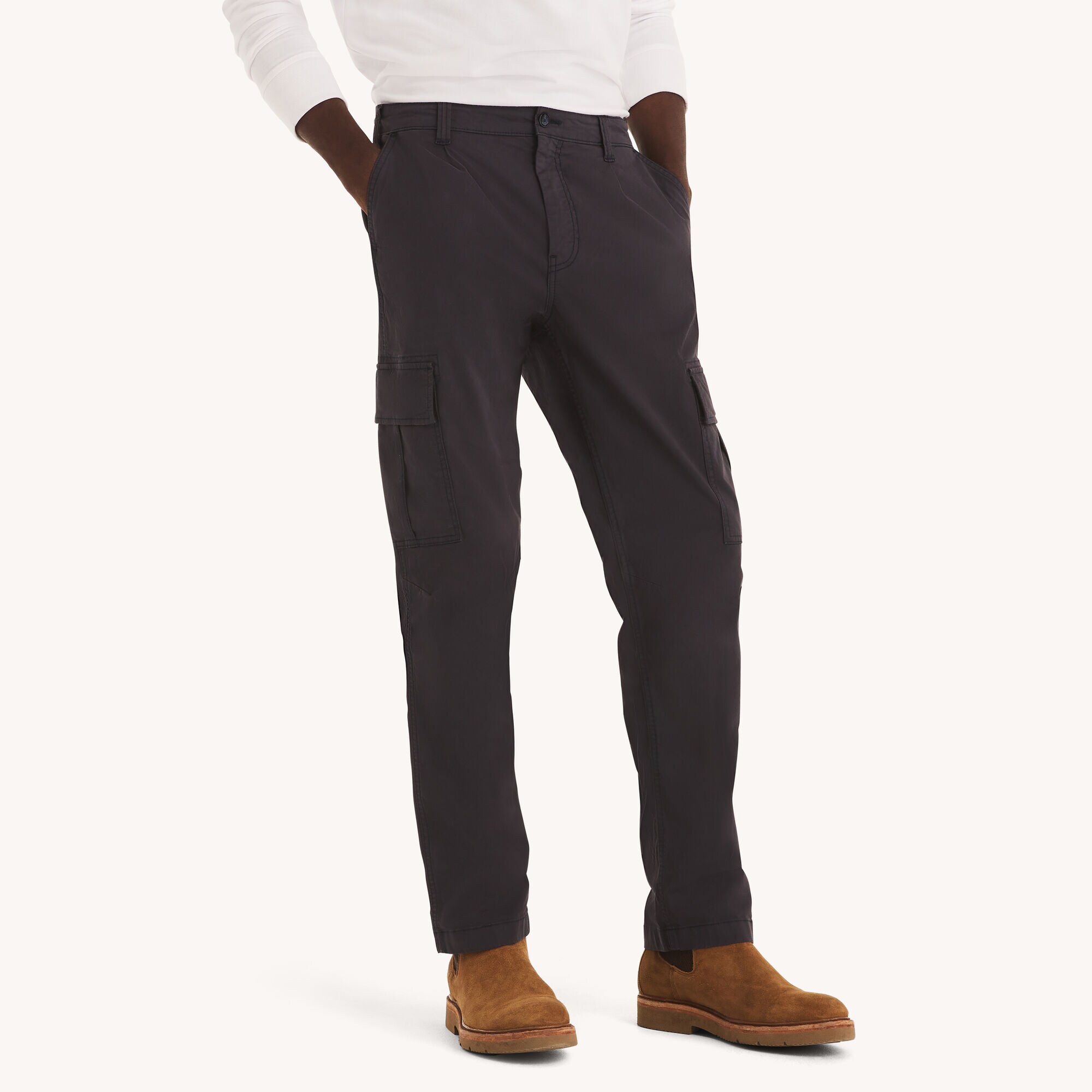 Pleated Cargo Pant,Stellar Blue Heather,large