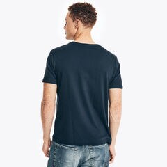 NAUTICA JEANS CO. EAGLE GRAPHIC T-SHIRT,Navy,large